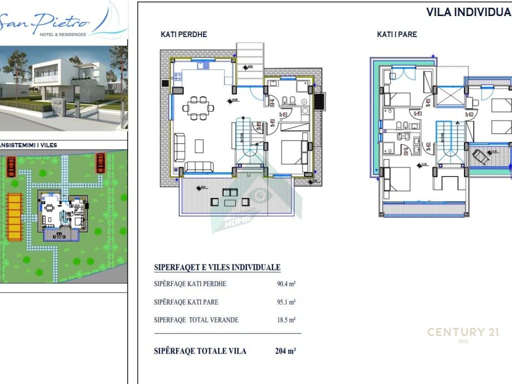 Super Vile Individuale Tek San Pietro Resort!