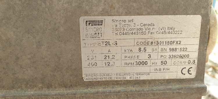 Shitet gjenerator Honda DX390