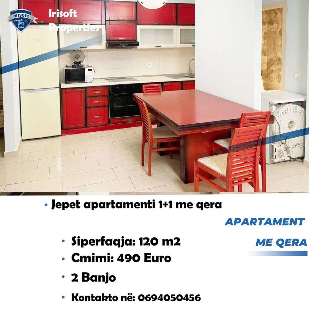Jepet apatament 2+1 me qera