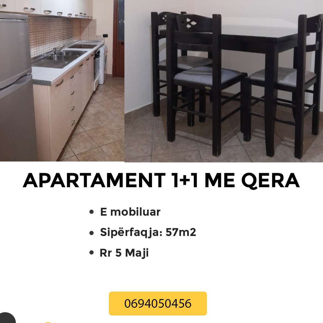 Apartamet 1+1 me qera
