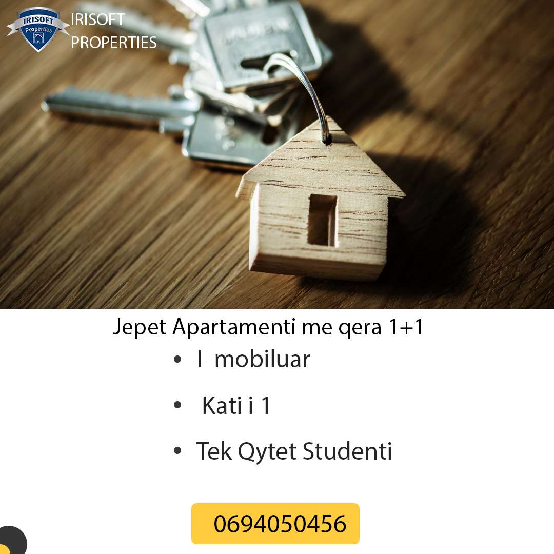 Jepet apartament me qera 1+1