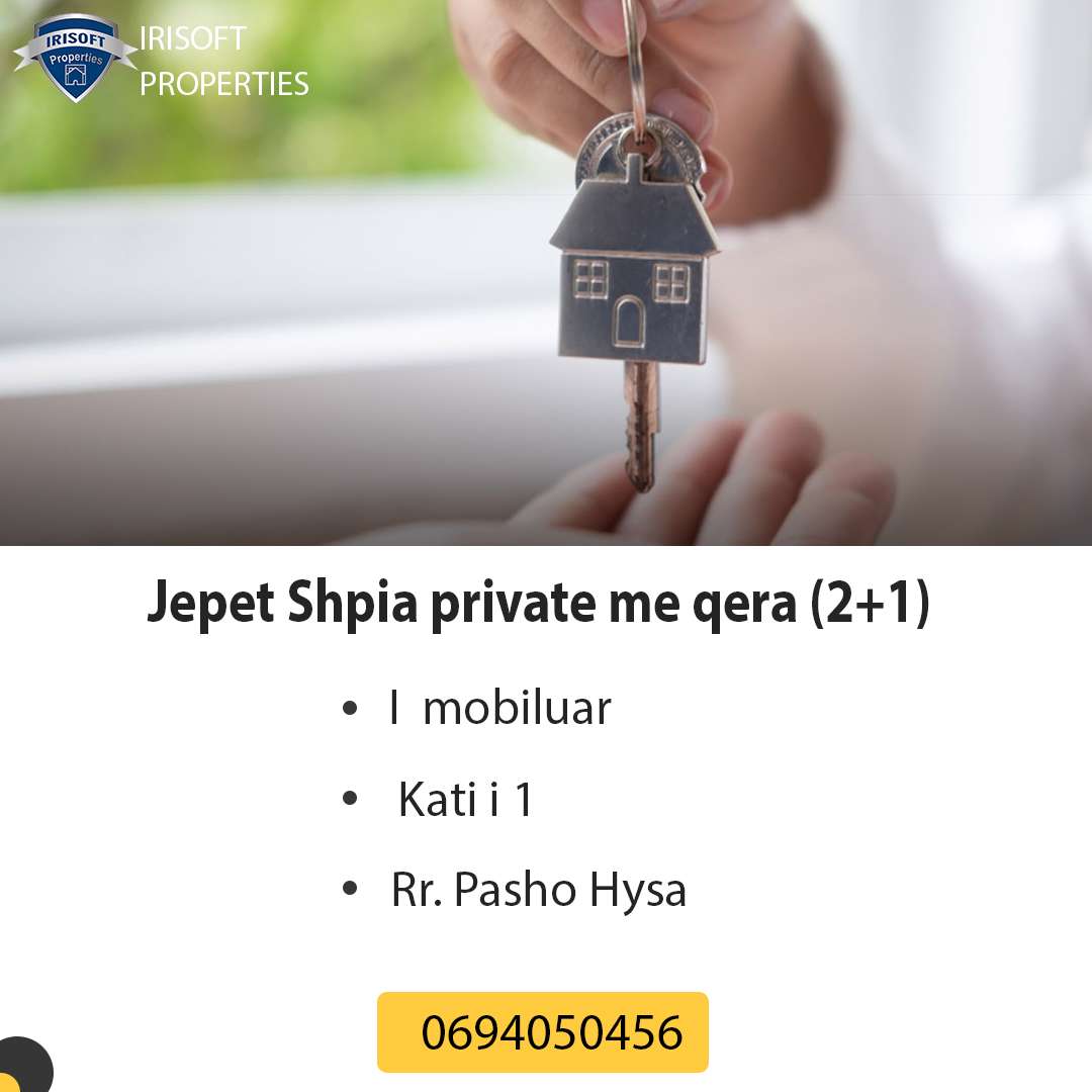 Jepet shtepi private me qera 2+1 Jepet shtepi private me qera 2+1