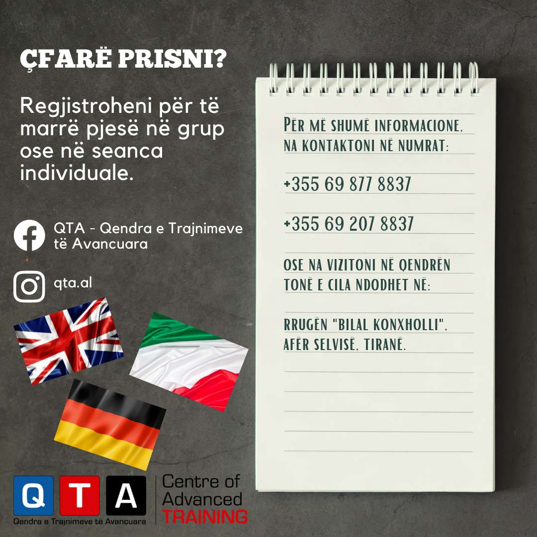 QTA  Kurse intesive ne gjuhe te huaja