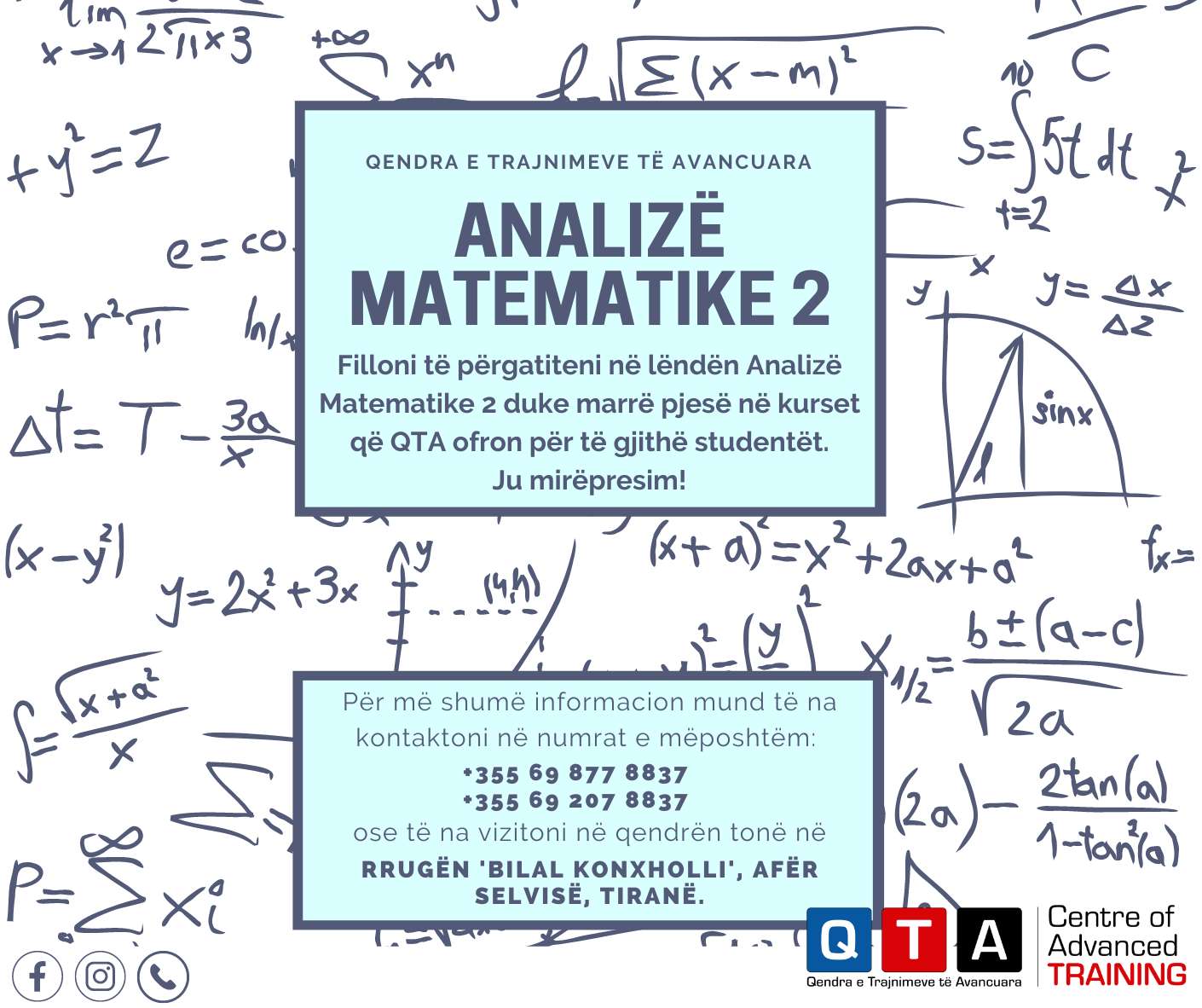 QTA kurse ne Analize Matematike 2 QTA kurse ne Analize Matematike 2